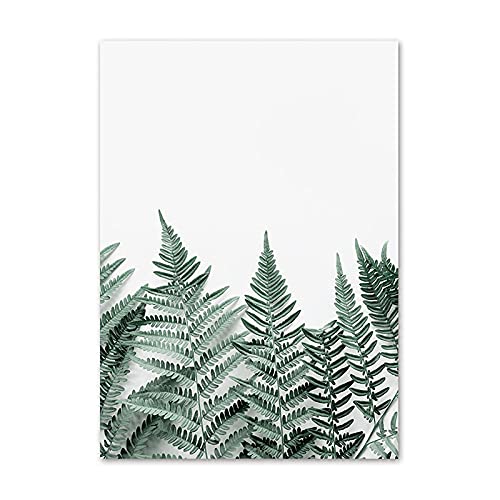 Affiche botanique moderne 50x75cm sans cadre pour grand mur vide