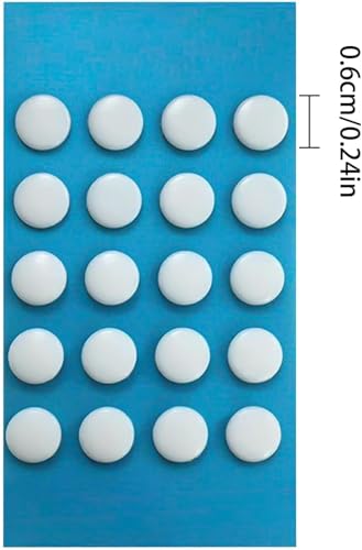 20Pcs Maus-Gleitaufkleber,Gleitfüße unten Aufkleber für Maus,universelle Maus-Anti-Rutsch-Fußaufkleber, selbstklebende E-Sport-Ausrüstung für Spiel,E-Sport,Arbeit,Tastatur-Maus-Zubehör