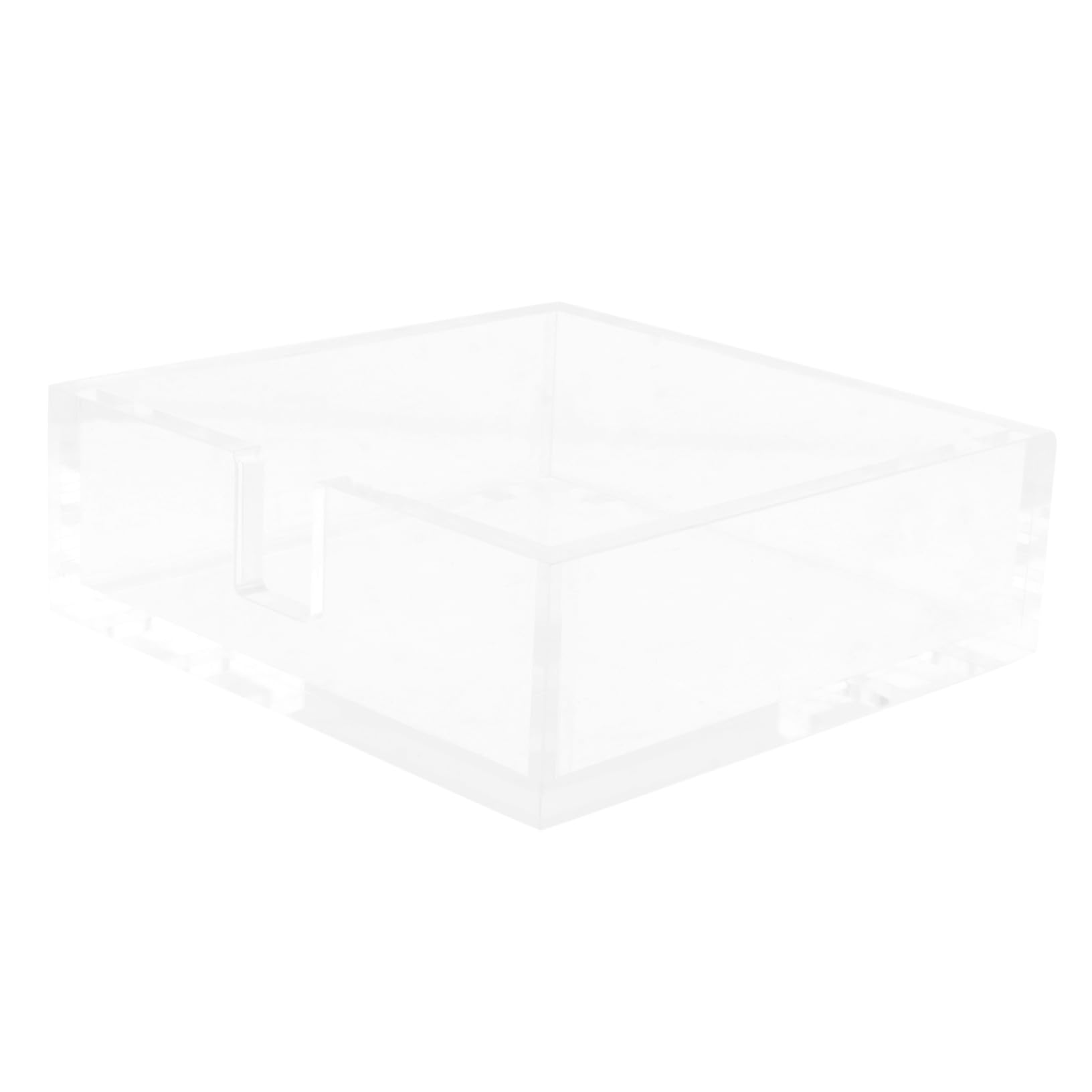Servilletero de Acrílico Transparente, Organizador de Servilletas | Barras y Banquetes, Tacto Cómodo, Acabado de Calidad, Diseño Claro y Aspecto Fresco