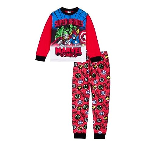 Marvel Comics Boys Pyjamas Set for Ages 5-6 Cover