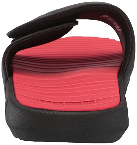 PUMA mens Cool Cat Slide Sandal, Black/High Risk Red, 12 US3