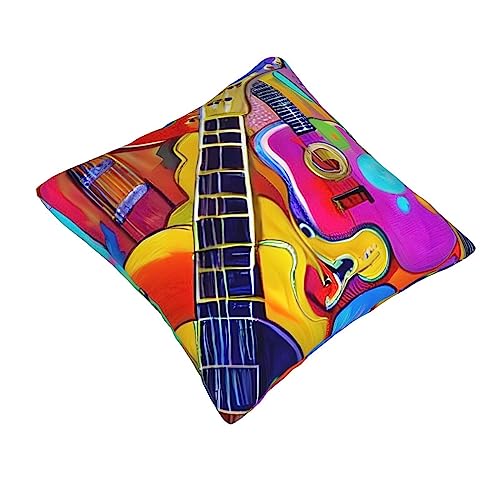 Housse de coussin universelle pour toutes les saisons acoustiques et guitares, en velours doux, dossier carré parfait pour chaque maison - Les Beatles, Paul McCartney, John Lennon, RIngo Starr, George Harrison Housse de coussin universelle pour toutes les saisons acoustiques et guitares, en velours doux, dossier carré parfait pour chaque maison – Image 3