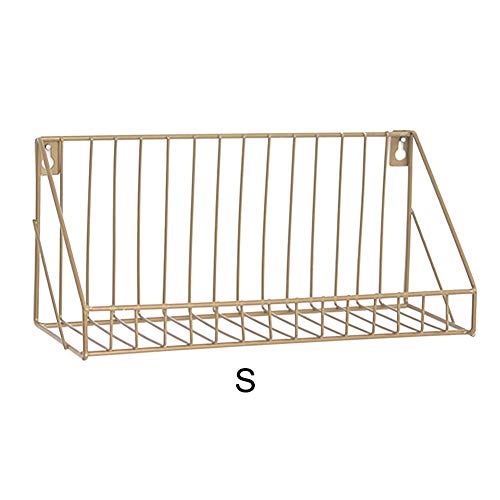 zhichu985 Estante de Pared Estante de Almacenamiento de Pared Estante de Pared de Hierro Innovador para la Sala de Estar en casa Cuarto de baño