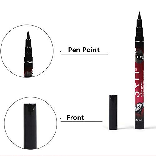RainBabe Waterproof Precision Liquid Felt Tip Eyeliner Pen (Black)