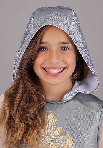 Disfraz completo medieval de Juana de Arco para niñas miniatura 5