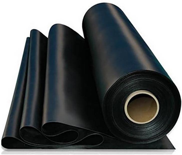 Extra Heavy Duty 1M X 7M Black Polythene Sheeting 1000G