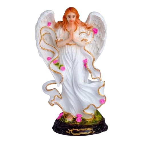 Statues d'ange décoration maison et statuette d'art chrétien en polymarbre