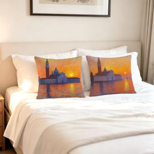 Housse coussin extérieur lin résistant à l'eau pour protéger vos grands oreillers - 5