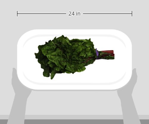 Greens Chard Red Organic, One Bunch