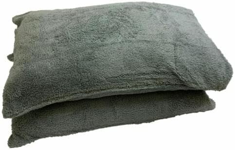 CHILIMILII Teddy Fleece warm Cuddly Duvet/Quilt Cover set, Luxury Sharpa Fleece Duvet covers, Soft, Cosy,Thermal & Warm Teddy Duvet Cover sets with matching pillowcases (Chocolate, Single)