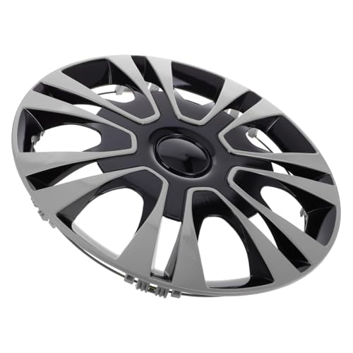 Enjoliveur Métallique 13 Pouces Cache-moyeu de Roue Auto Argenté