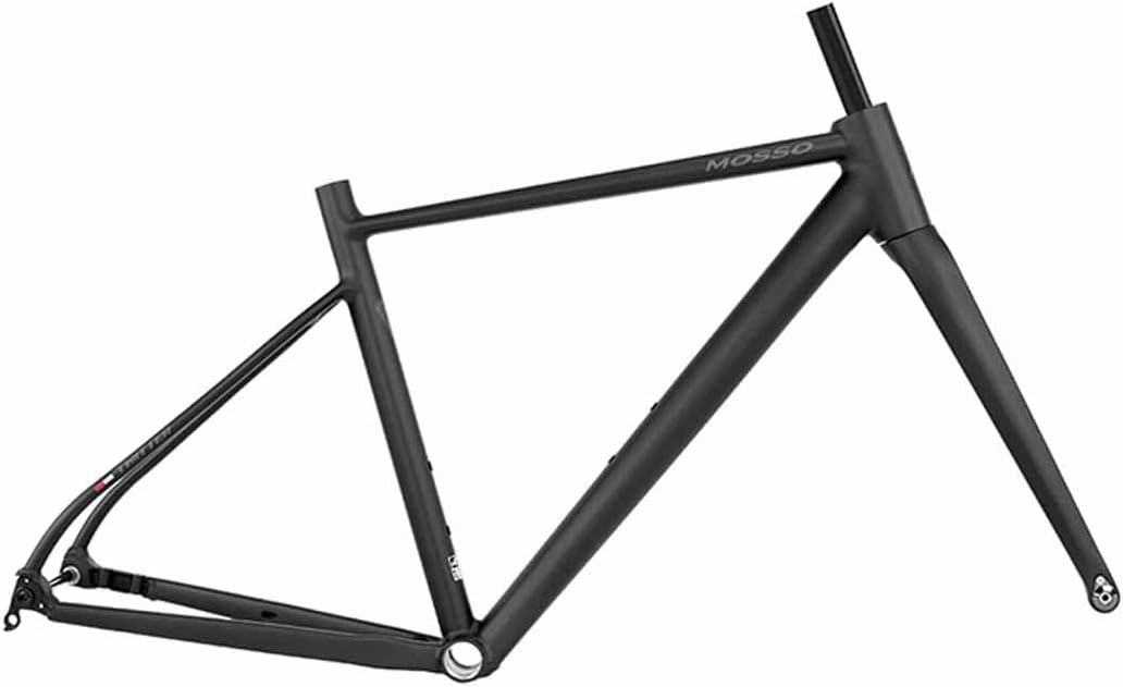 700C Road Bike Frameset 41cm/44cm/47cm/50cm/53cm Aluminum Alloy Disc Brake Frame with Carbon Fibre Fork Thru Axle F12*100mm R12*142mm BSA 68mm