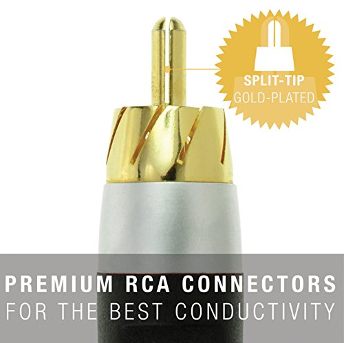 Mediabridge™ Ultra Series Digital Audio Coaxial Cable (2 Feet) - Dual Shielded With Rca To Rca Gold-Plated Connectors - Black - (Part# Cj02-6Br-G2) #TOP5