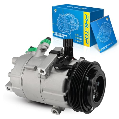 Image of PHILTOP 168374 NEW AC Compressor Compatible with Elantra 2017-2020 2.0L, for Elantra GT 2017, Air Conditioning Compressor with Clutch