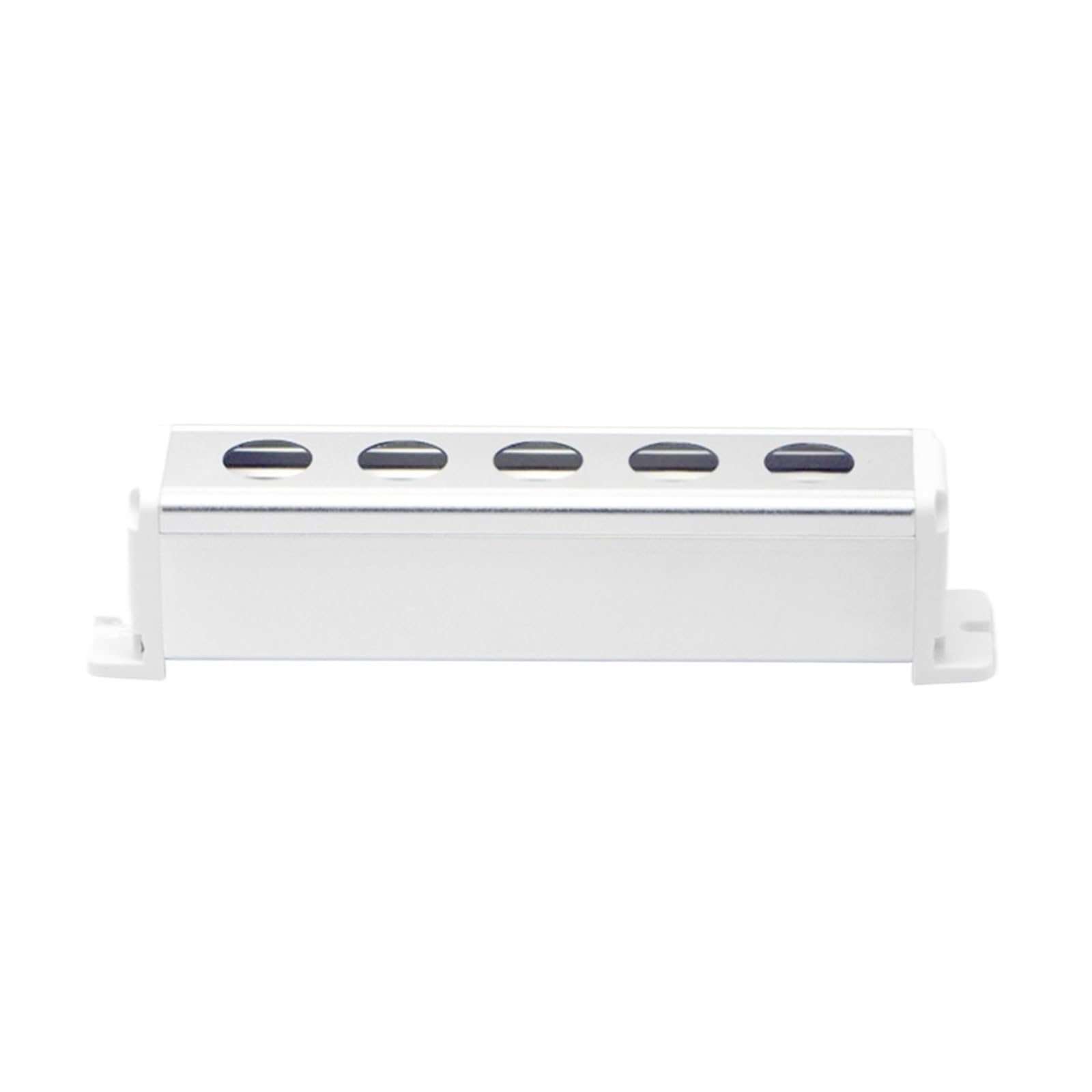 Boîtier bouton-poussoir alu 5 trous 22mm BXM-B5/22 finition premium industrielle