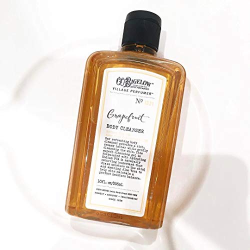 C.o. Bigelow Body Cleanser, Grapefruit No. 1521, Moisturizing Body Wash For Men & Women With Aloe Vera - Village Perfumer Gentle Body Cleanser, 10 Fl Oz #TOP1