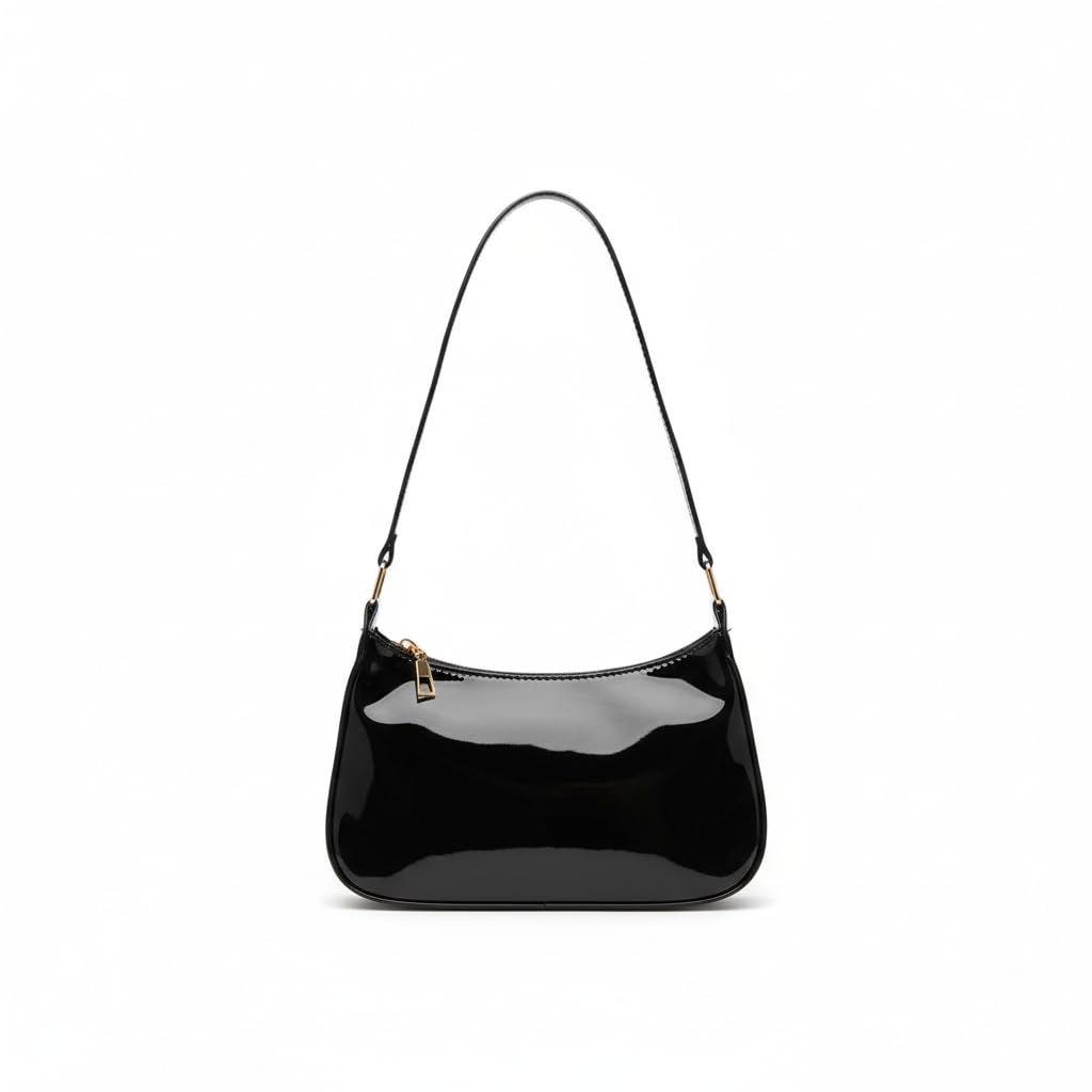 haveglam Women’s Patent Leather Shoulder Bag | Trendy Glossy Sling Handbag for Casual & Party Use | Small Stylish Ladies Purse-picture-49
