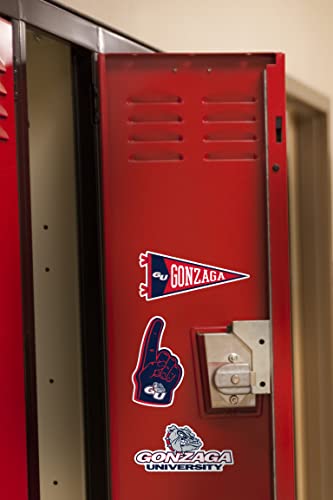 Image of Gonzaga University 8ct Vinyl Large Deluxe Stickers Variety Pack - Laptop, Water Bottle, Scrapbooking, Tablet, Skateboard, Indoor /Outdoor - Set of 8