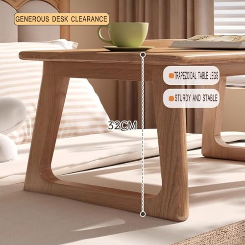 Table basse compacte et pliable 60x35cm pour salon
