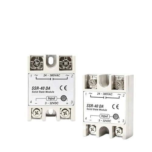 Relais à semi-conducteurs SSR-50A avec isolation totale pour borniers 220V AC