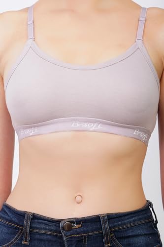 Image of Medium Impact Sports Bra for Women | Daily Use | Non-Wired | Non-Padded | Seamless Bra | Full Coverage | Suitable for Gym,Yoga,Workout