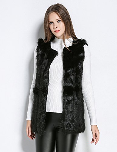 MODETREND Donna Cappotto Invernale Gilet di