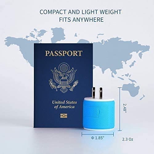 Orei Japan, Philippines Travel Plug Adapter- Usa Inputs - Type A (U2U-6), Will Work With Cell Phones, Camera, Laptop, Tablets, Ipad, Iphone And More #TOP4