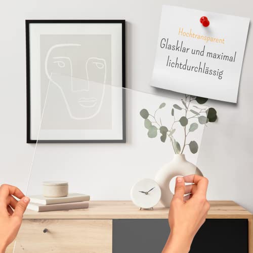 FRAMO Pannello in vetro acrilico, 12 x 80 cm