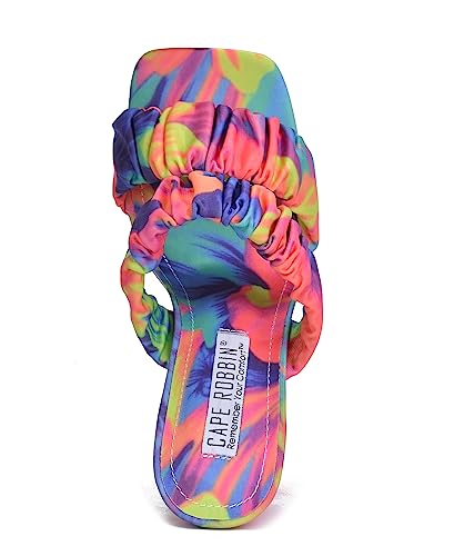 Cape Robbin Women's Chunky High Heels - Strappy Square Open Toe Sandals (RIE Del)4