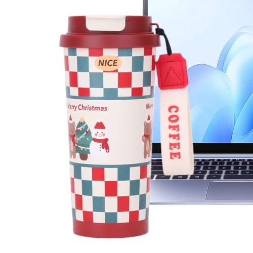 Genérico Christmas Tumbler Stainless Steel Double Layer Drinking Tumbler