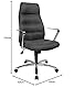 Topstar NC79RDC2 Chefsessel Chairman, 63 x 64 x 124, stoff anthrazit