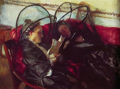 Toile Moustique de John Singer Sargent, impression d'art mural abstrait pour salon en 60x90cm