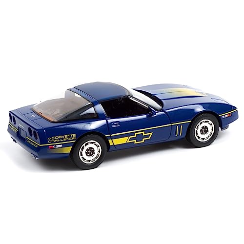 Greenlight Toys 1:18th Chevy Corvette C4 Dark Blue 1988 miniatura 4