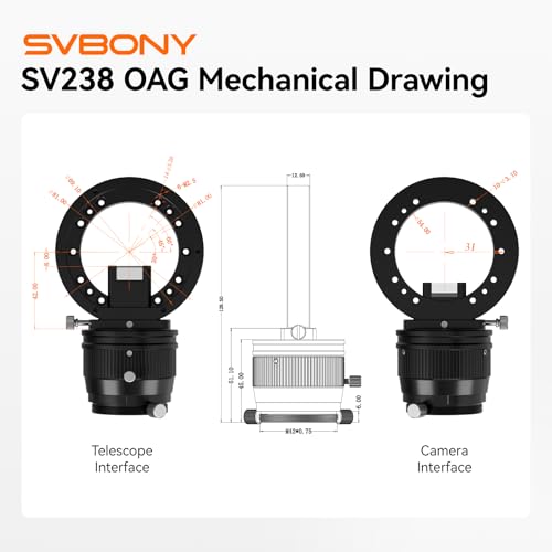 SVBONY SV555 Kit APO Refractor 54mm para Astrofotografía miniatura 4