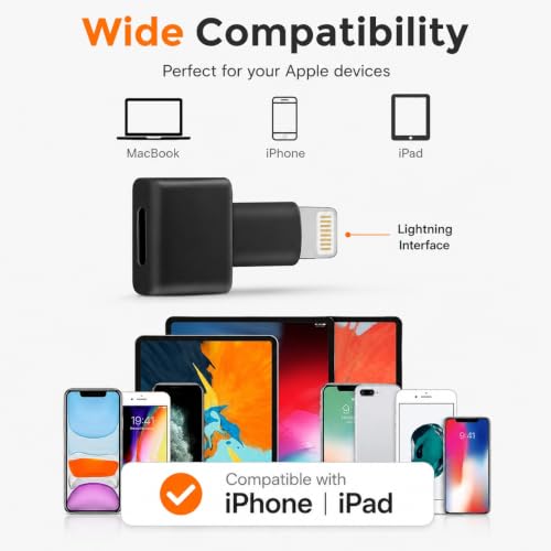 Image of Verilux 2 Pack Lighting to Type C Converter, Type C to Lighting Connector with Charging, Audio and Data Transfer, iPhone Charger Extension Male to Female Dock Extender for iPhone 14 13 12 11 X XS XR