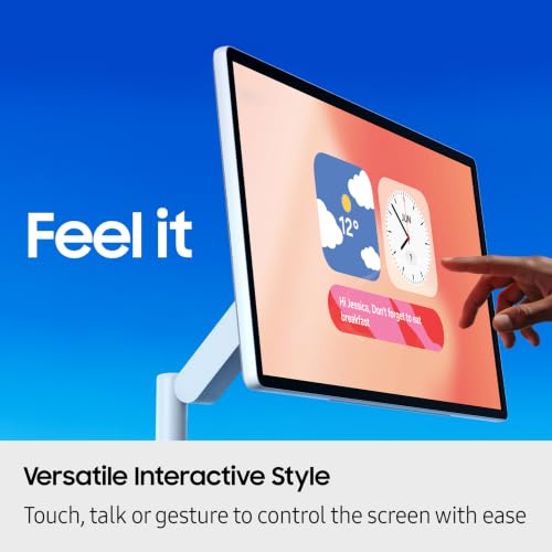 Image of Samsung 27-inch Class QHD LSM7F The Movingstyle Portable Smart Touch Screen (2025 Model, UN27LSM7) Detachable and Rollable Style, Built-in Battery, NQ4 AI Gen2 Processor, Motion Xcelerator 120Hz