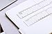 6 Inches Plastic Straight Hard Ruler 4 Pack Viaky See Through Flexible Ruler with Inches and Metric Measuring Tool for Student School Office, Clear