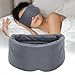 Price comparison product image Sysrion Sleep Mask - Ultra Soft Comfortable Sleeping Mask for Home Sleep Travel Shift Work, Nose Pad Designed Light Blocking Eye Blinder, Fully Adjustable Strap and Skin Friendly