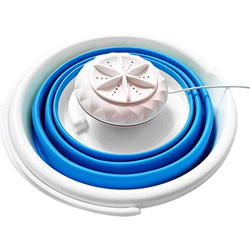 Mini Waschmaschine Und Wäscheschleuder - Camping Waschautomat Bis 2Kg - Tragbare Toplader Reisewaschmaschine Mit Schleuderfunktion