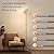 FIMEI Split Floor Lamp, Bright Modern LED Standing Lamp, Stepless Dimming and 4 Color Temperature, Eye-Protection Reading Standing Light for Living Room Bedroom Office, Touch&Remote Control, Gray