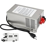 RV Power Converter Charger (55 Amp) | Fits for Camper, RV, Trailer 9800 Series | Deck Mount, 3-Stage Charging | OE# WF-55, WF-9855