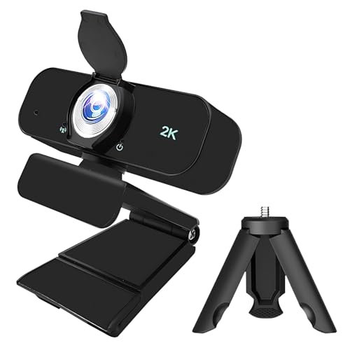Webcam 2K avec microphone pour résoudre les images floues en réunion