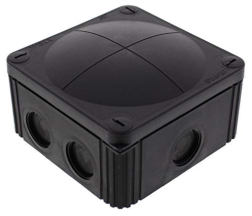 Combi 607/EMPTY Enclosure BLK boîtier plastique noir pour armoire rack 48,3 cm 19 pouces
