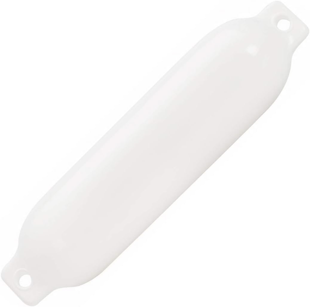 Dockmate Marine-Grade Vinyl Fender – Durable, Easy-Inflation Boat Fender with Molded Eyelets & Rubber Valve, 6.5" x 23"