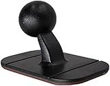 Magnetische Handyhalterung, drehbar, universal, Auto-Armaturenbrett, Handyhalterung, 17 mm, Kugelkopf, Handyhalterung, Halterung, Standfuß, Anti-Haarausfall, drehbare Handy-Halterungen, Schwarz
