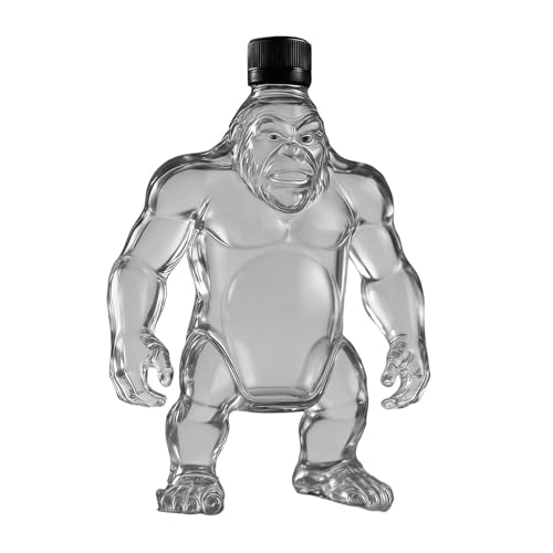 Decantador de whisky – Soporte de cristal tallado a mano de 350 ml | Botella decantadora de licor, elegante accesorio de bar, regalo de coleccionista para bar, cumpleaños, jubilación, Navidad