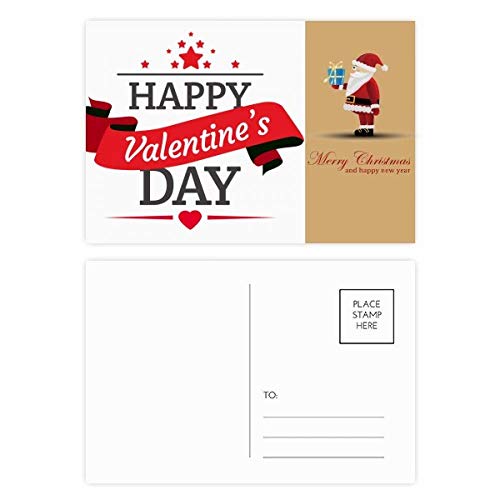 Cartes postales de Saint-Valentin lot de 20 rouge et noir pour accompagner vos cadeaux