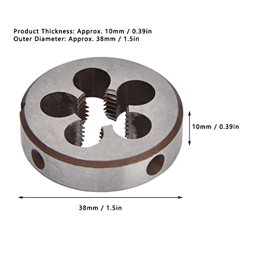 Gewindeschneideisen, genaue G1/4 Gewindeschneideisen mit starker Zähigkeit, 5 Chiplöcher zum Austausch