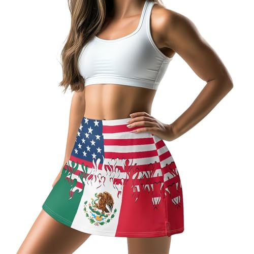 Women's Tennis Skirt High Waisted Golf Skirt A-Line Athletic Skort Tennis Skirts for Women Sport Skirts with Pocket