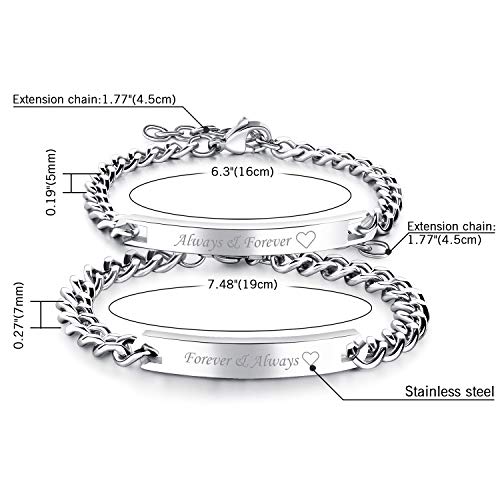 Cupimatch-2pcs-CZ-His-and-Hers-Couple-Bracelets-Set-Adjustable-Titanium-Stainless-Steel-Always-Forever-Forever-Always-Love-Matching-Bracelet-Link-Jewelry-Set